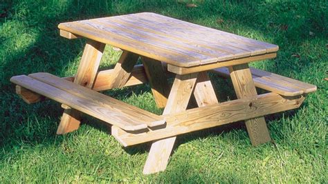 wood picnic table  basic woodworking
