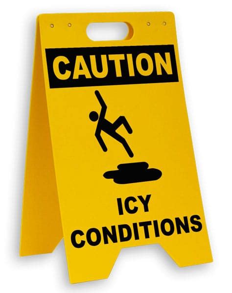 caution icy conditions floor sign pa  safetysigncom