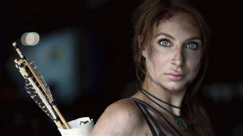 go around the world with the official lara croft cosplay ambassadors geek and sundry