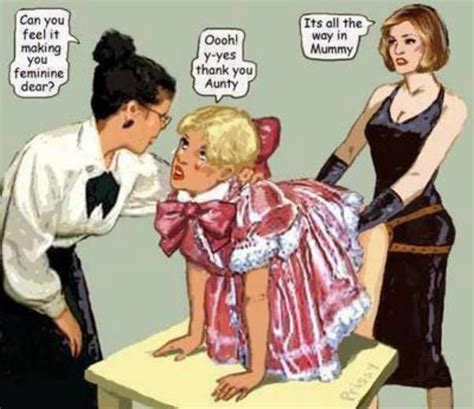 illustrated picture forced feminization