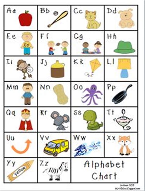 fundations letter chart colored black white freebie