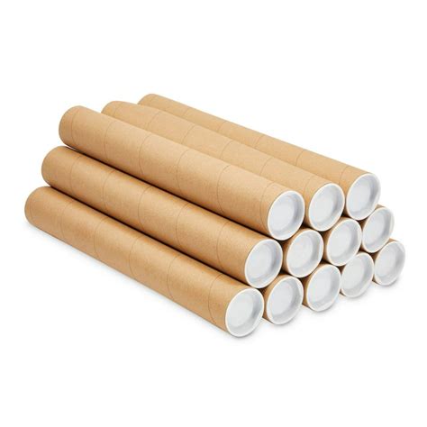 pack long cardboard poster tube shipping mailers  blueprints maps artworks storage