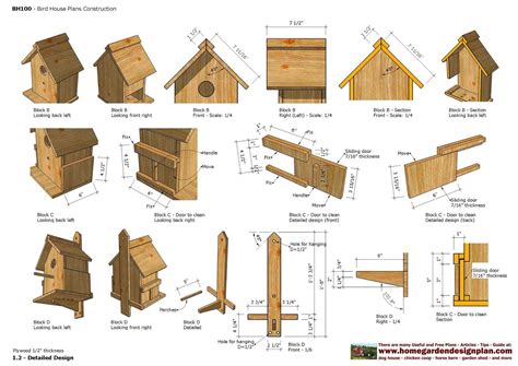 home garden plans bh bird house plans construction bird house design bird houses ideas diy