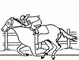 Jinete Caballo Caballos Cavalli Jockey Rytter Tegninger Saltano Fantino Hest Til Heste Lacocinadenova Supercoloring Lova és sketch template