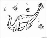 Jurassic Color Dinosaur Plesiosaur Marine Pages Coloring Online Period Coloringpagesonly sketch template