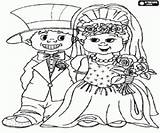 Bruid Bruidegom Bruiloft Kleurplaten Kleurplaat Braut Bräutigam Bruiloften Sposa Noiva Sposo Noivo Vóór Blij Klaar Matrimoni Casamentos Colorear Paarden Novios sketch template