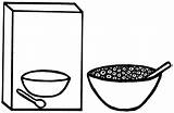 Cereal Box Coloring Pages Template Do2learn Sketch Templates sketch template