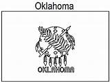 Oklahoma University State Coloring Sheets Template sketch template