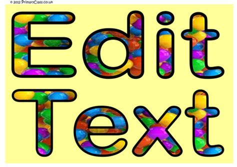 display lettering  editable variations teaching resources
