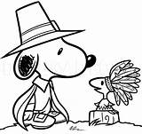 Thanksgiving Drawing Snoopy Coloring Drawings Dragoart Woodstock Happy Print Clipartmag Tutorials Tutorial Visit Online Trace sketch template