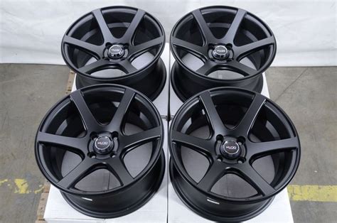 matte black wheels fits toyota corolla honda civic cobalt