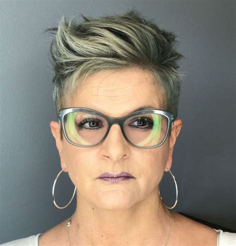 20 universally flattering hairstyles for women over 50 with glasses in