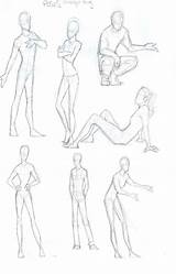 Poses Burdge Drawing Male Body Deviantart Reference Sketch Position Anime Drawings Bug Different Figure Pose Draw Standing Female People References sketch template