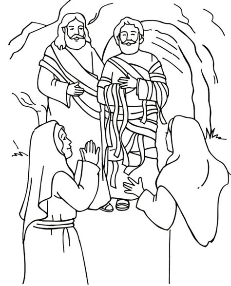 colouring pages jesus miracles coloringpages