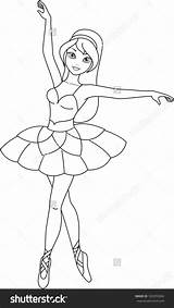 Ballerina Coloring Pages Princess Barbie Tutu Adults Colouring Ballet Color Drawing Printable Kids Fresh Angelina Launching Getcolorings Getdrawings Print Ballarina sketch template