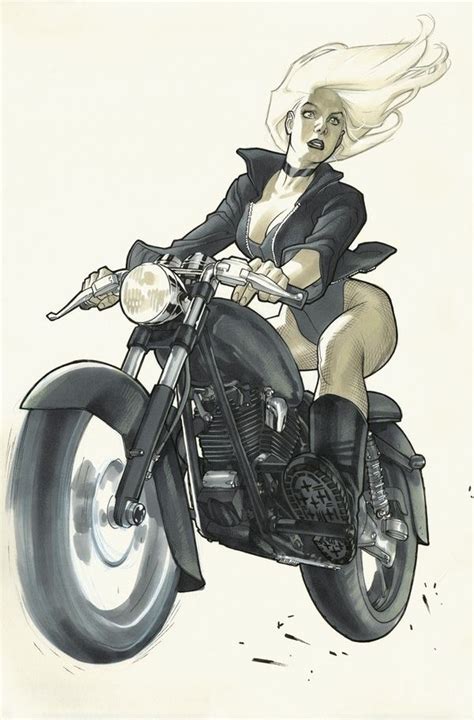 rides motorcycle pic black canary porn gallery