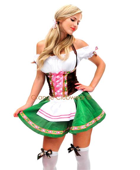 2 pc german gretchen oktoberfest october fest halloween