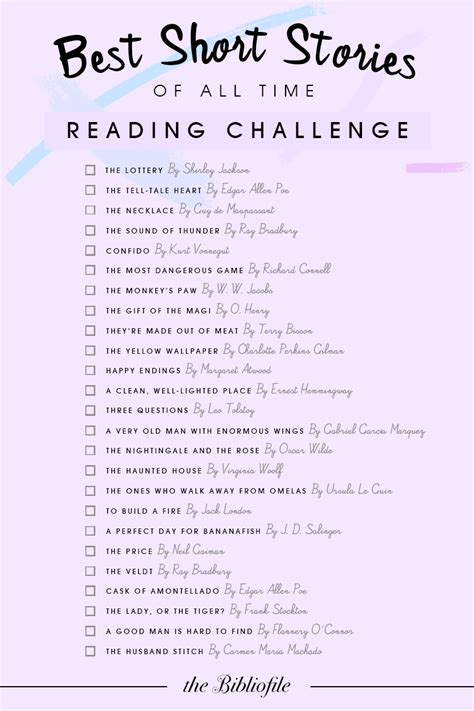 short stories   time reading challenge  bibliofile