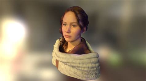 Jennifer Lawrence Download Free 3d Model By Tipatat Tipatat