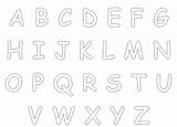 Alphabet Coloring Pages Kids Letters Print Letter Printable Capital sketch template