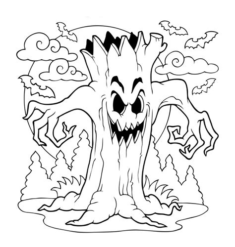 printable halloween coloring pages updated
