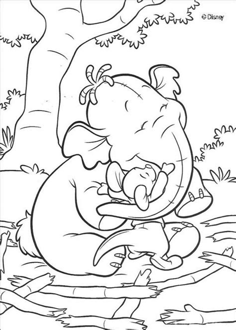 elephant piggie coloring pages coloring home
