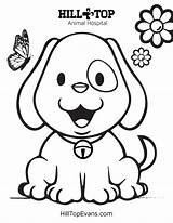 Coloring Pages Kids Dog Hill Hospital Animal Please Click sketch template