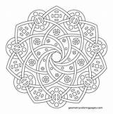 Coloring Pages Geometric Geometry Adults Sacred Mandala Imgur Complex Adult Printable Library Mandalas Para Clipart Colorear Age Cowardly Lion Clip sketch template