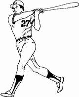 Beisbol Escoge Pgina sketch template