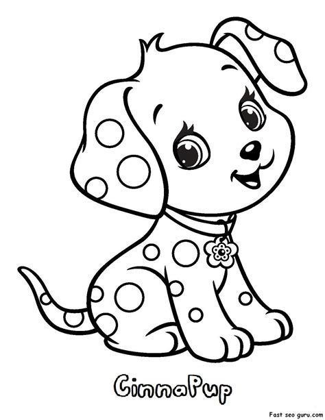 cat  dog coloring page youngandtaecom puppy coloring pages dog