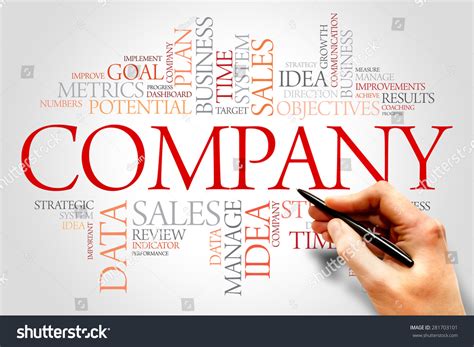 company word cloud business concept stock photo  shutterstock