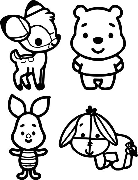 awesome baby winnie  pooh disney coloring page baby coloring pages