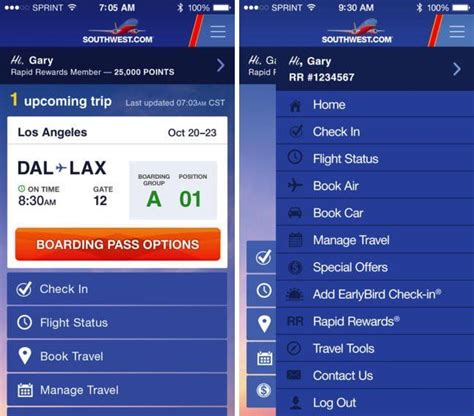southwest airlines app adds mobile boarding pass support   airports