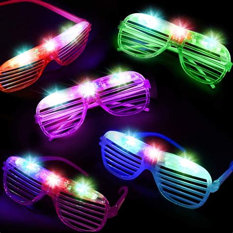 50 Pack Led Glasses Light Up Party Glasses Glow In The Dark 4th Of July