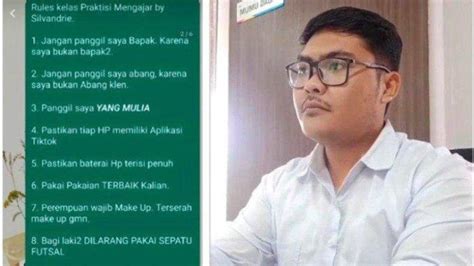 Viral Dosen Asal Aceh Minta Dipanggil Yang Mulia Oleh Mahasiswa