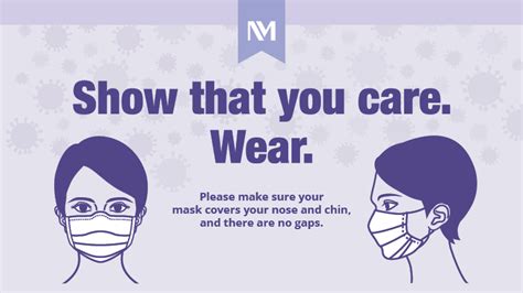 wear  face mask infographic northwestern medicine