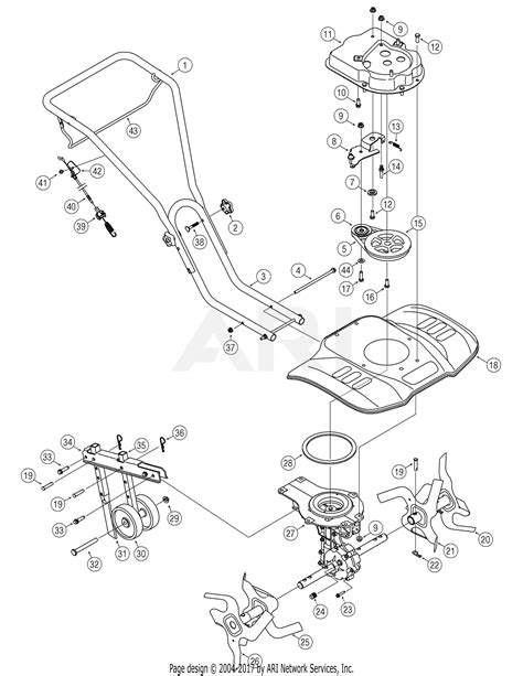 mtd    parts diagram  general assembly