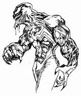 Venom Coloring Pages Carnage Marvel Vs Template sketch template