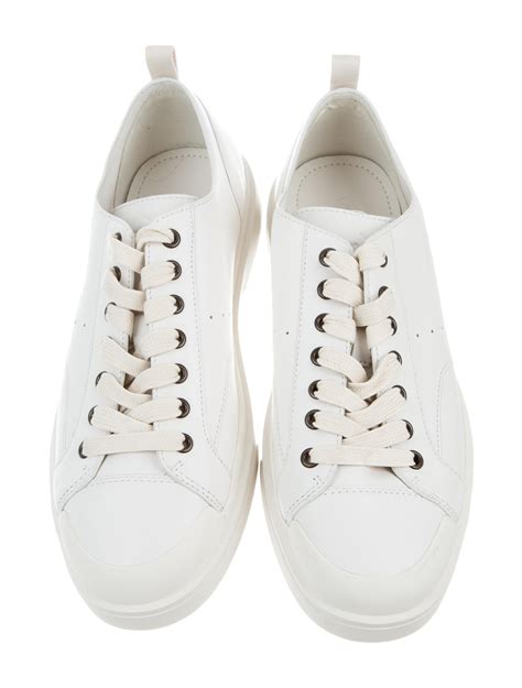 coach leather  top sneakers shoes cch  realreal