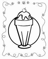 Coloring Pages Allen Iverson Food Sundae Kids Printable Template Dish Colouring Print Sheknows Comments Getcolorings Getdrawings Sketch Choose Board sketch template