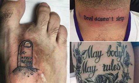 Hilarious Photos Reveal Peoples Very Questionable Tattoos From A