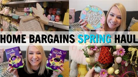 home bargains springeaster haul youtube