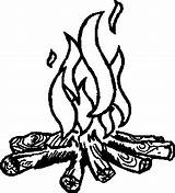 Clipart Fire Firepit Pit Clip Cliparts Library Camp sketch template