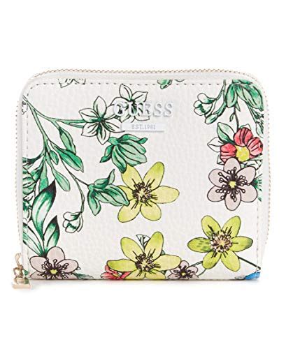 guess floral purse guess factory womens abree logo floral slim wallet