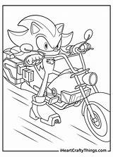 Hedgehog Coloring Motorbike Iheartcraftythings sketch template