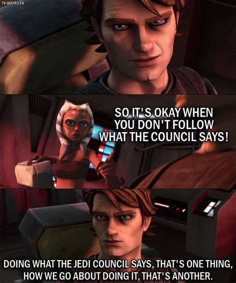 Doing What The Jedi Council Says That’s One Thing