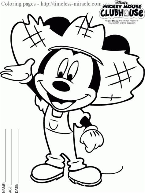 coloring pages mickey mouse clubhouse photo  timeless miraclecom
