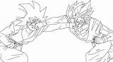 Goku Ssj2 Pikpng Lineart Saodvd Ssjb Saiyan sketch template