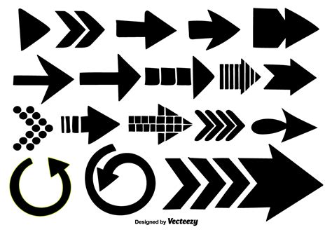 hand drawn arrows collection vector elements   vector art stock graphics images