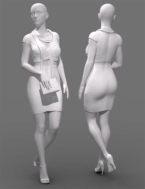 dforce fashion chic outfit for genesis 8 female s daz 3d